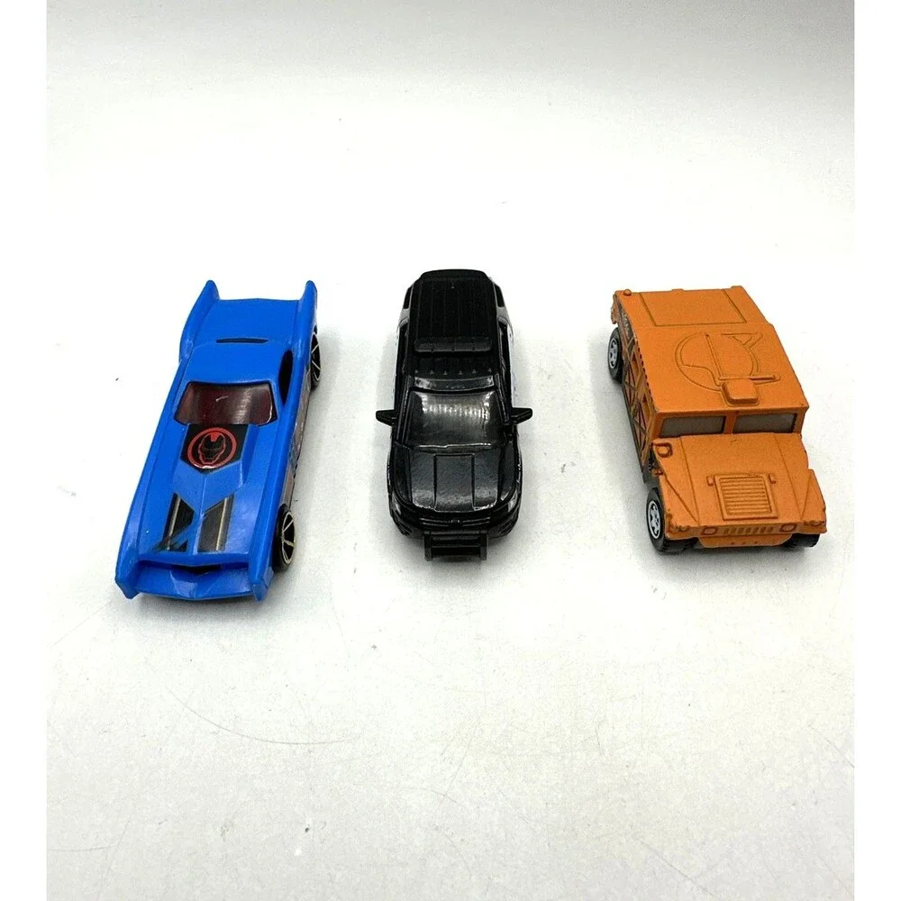 Lot of 3 Hot Wheels Diecast Humvee,Police SUV, Iron Man Gov'ner Made In Thailand